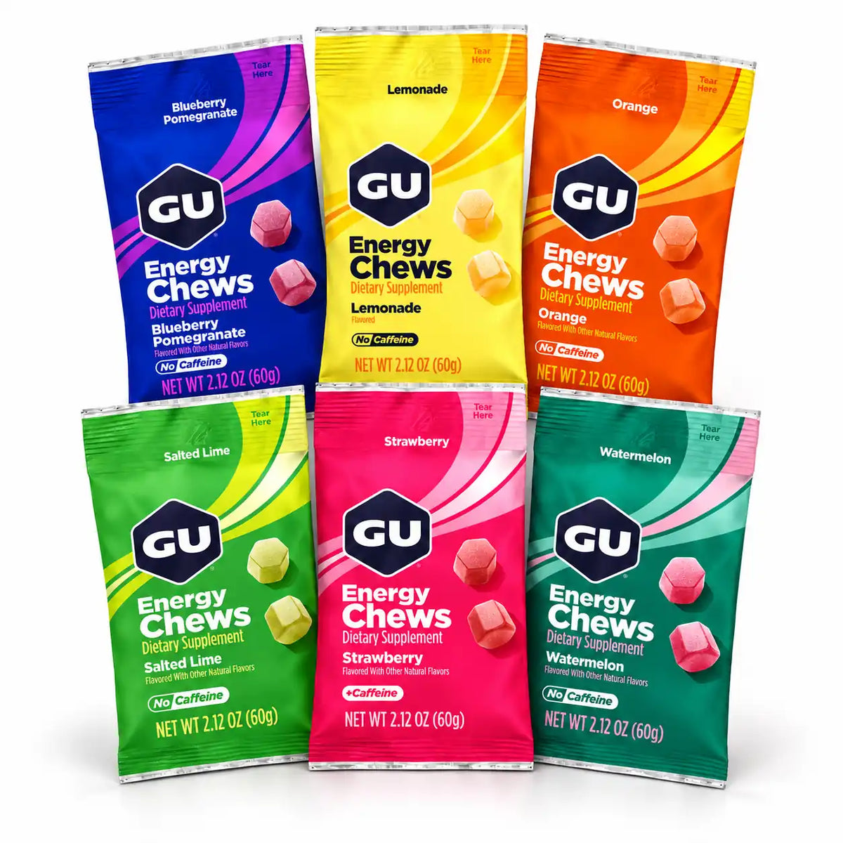 GU Energy Chews assorted flavours