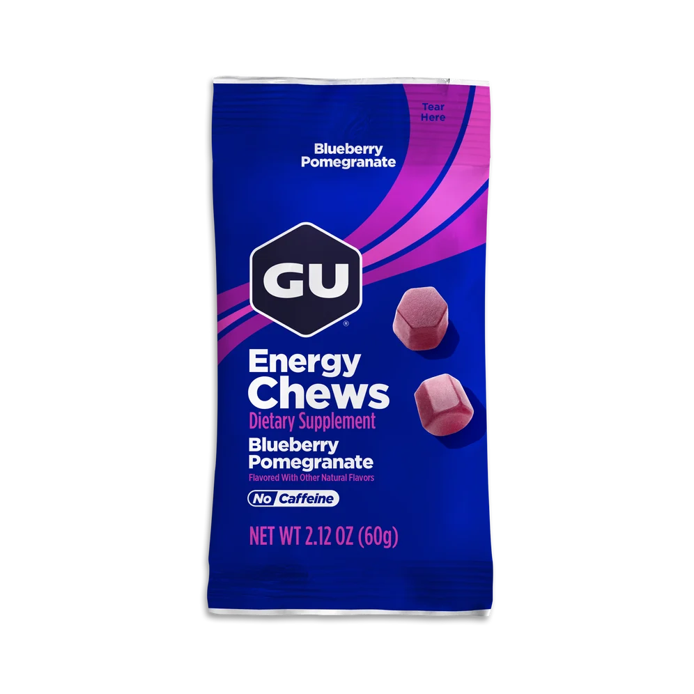 GU Energy Chews Blueberry Pomegranate pack