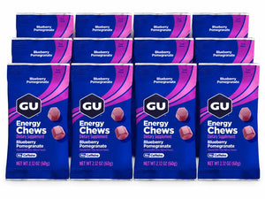 GU Energy Chews Blueberry Pomegranate 12 pack