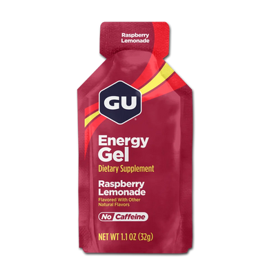 GU Original Energy Gel Raspberry Lemonade Non-Caffeinated | Running & Endurance
