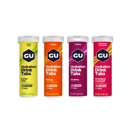 GU Hydration Tabs assorted electrolyte tablets