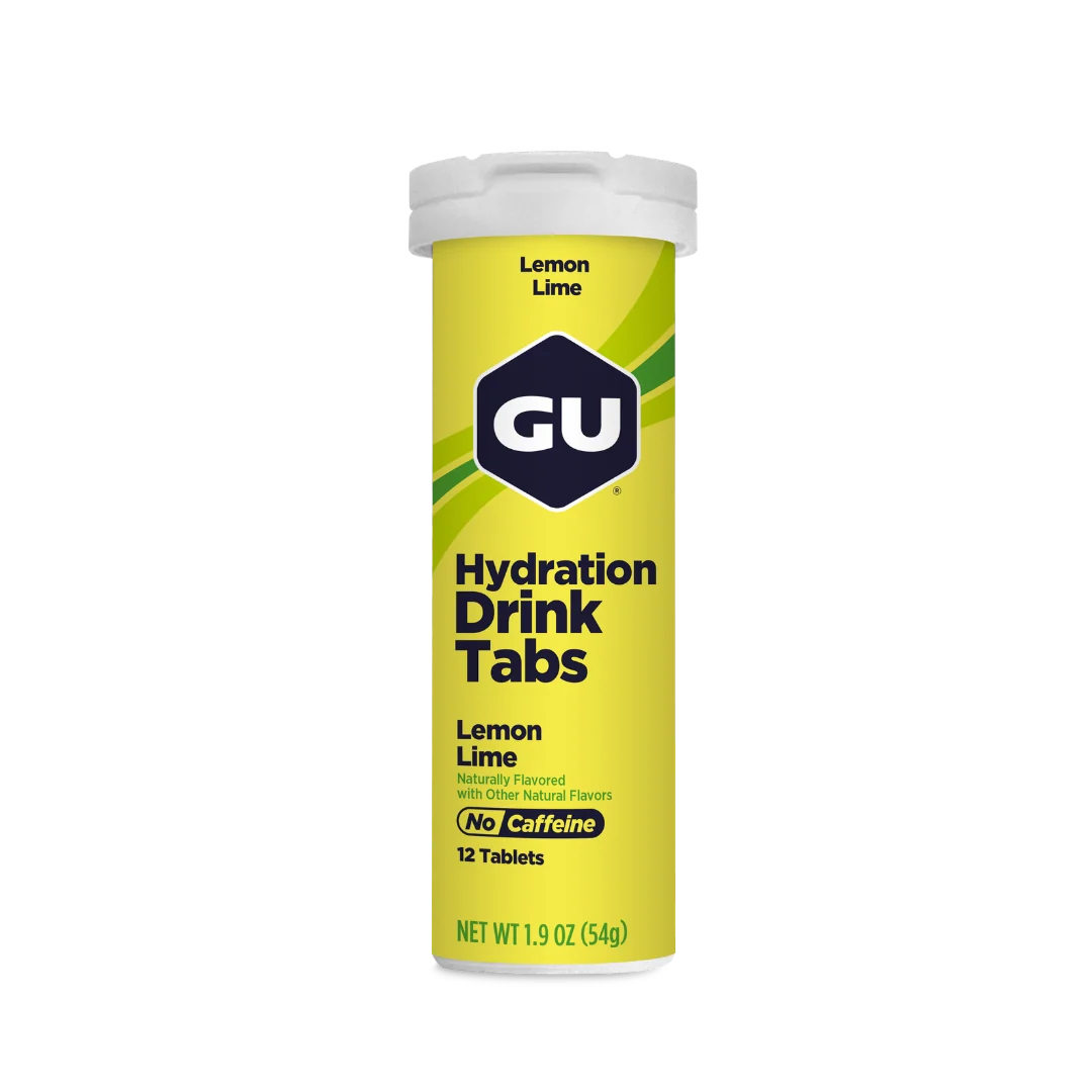 GU Hydration Tabs Lemon Lime electrolyte tablets