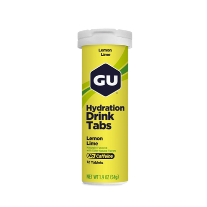GU Hydration Tabs Lemon Lime electrolyte tablets