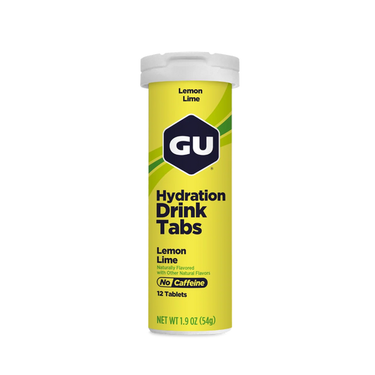 GU Hydration Tabs Lemon Lime electrolyte tablets