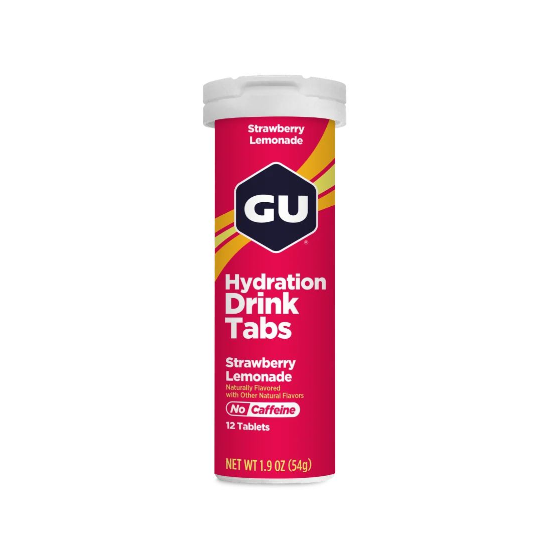 GU Hydration Tabs Strawberry Lemonade electrolyte tablets