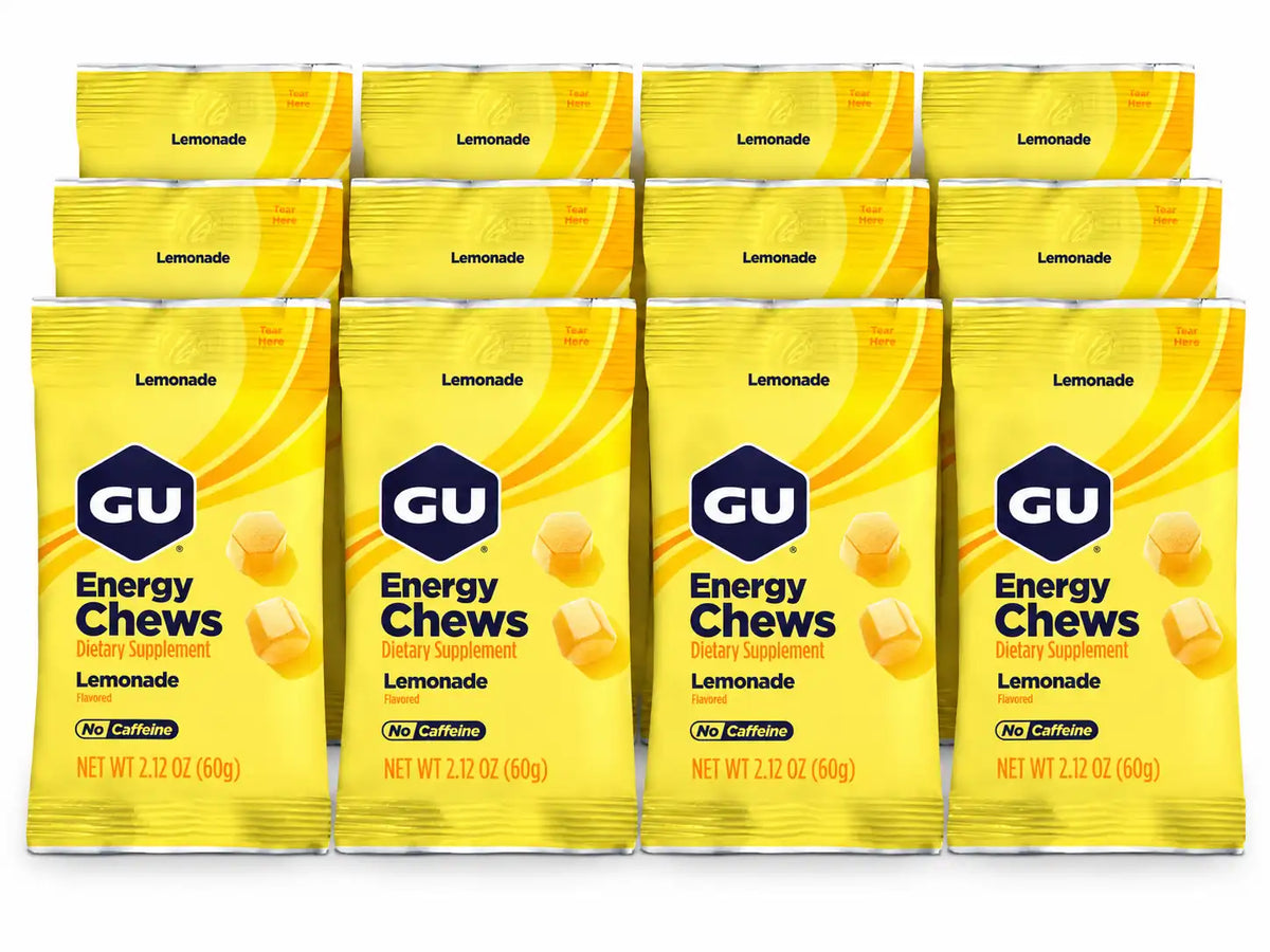 GU Energy Chews Lemonade 12 pack