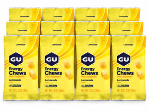 GU Energy Chews Lemonade 12 pack