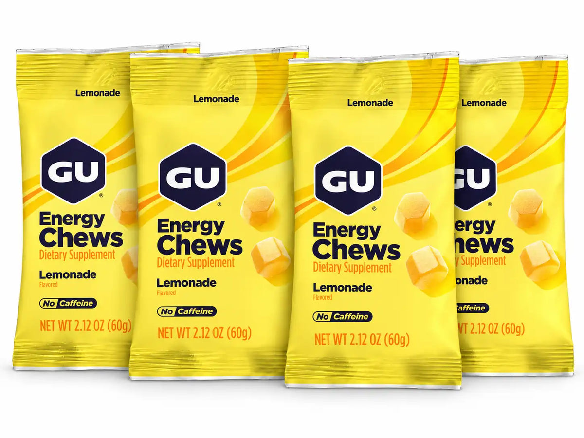GU Energy Chews Lemonade 4 pack