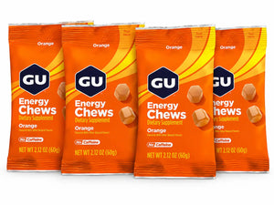 GU Energy Chews Orange 4 pack
