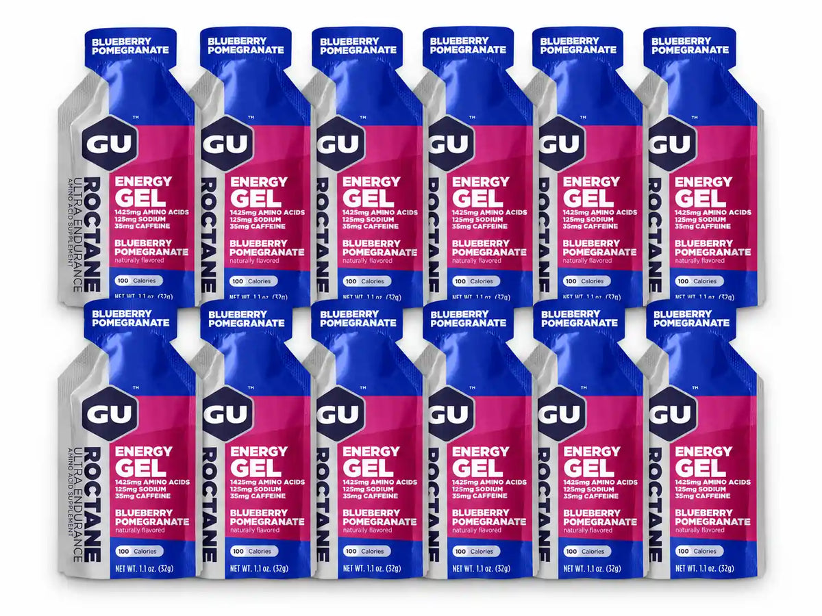 GU Roctane Energy Gel Blueberry Pomegranate 12 pack
