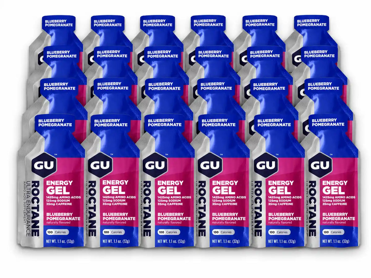 GU Roctane Energy Gel Blueberry Pomegranate 24 pack