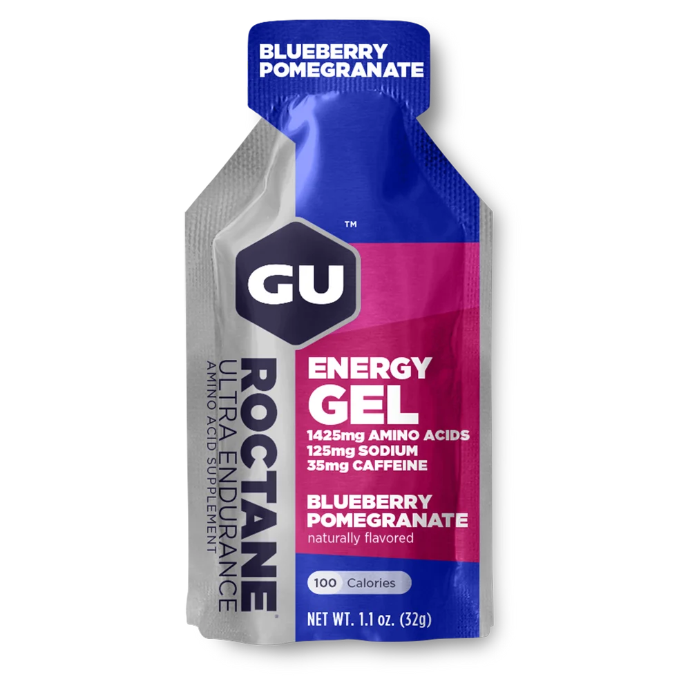 GU Roctane Energy Gel Blueberry Pomegranate single 32g packet