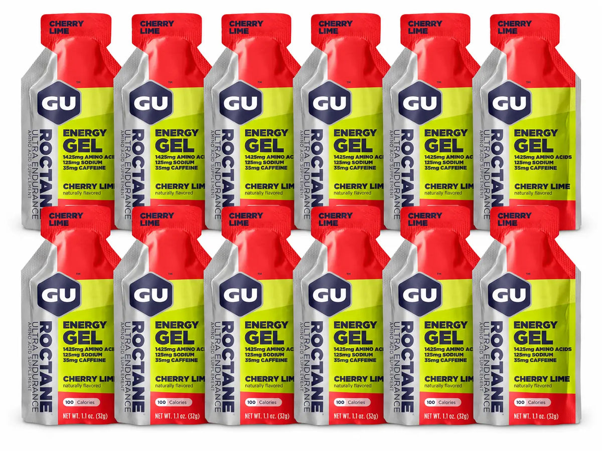 GU Roctane Energy Gel Cherry Lime 12 pack