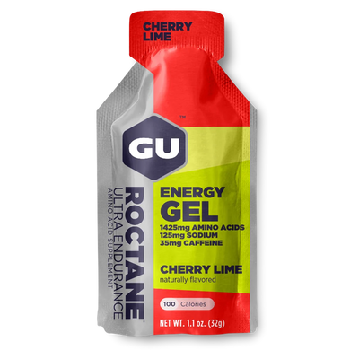 GU Roctane Energy Gel Cherry Lime | 35mg Caffeine