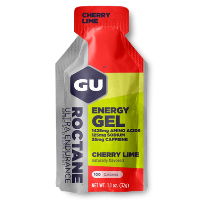 GU Roctane Energy Gel Cherry Lime single 32g packet