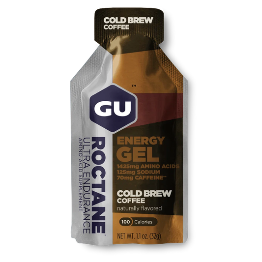 GU Roctane Energy Gel Cold Brew Coffee single 32g packet