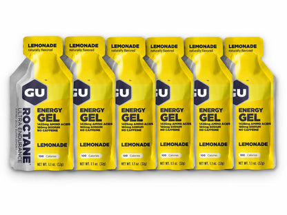 GU Roctane Energy Gel Lemonade 6 pack