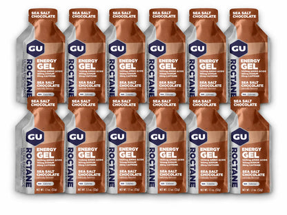 GU Roctane Energy Gel Sea Salt Chocolate 12 pack
