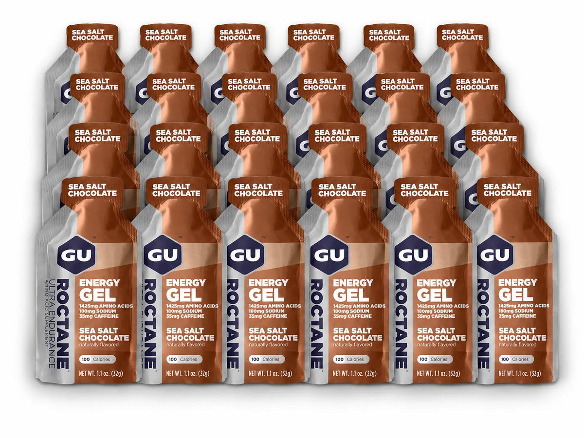 GU Roctane Energy Gel Sea Salt Chocolate 24 pack