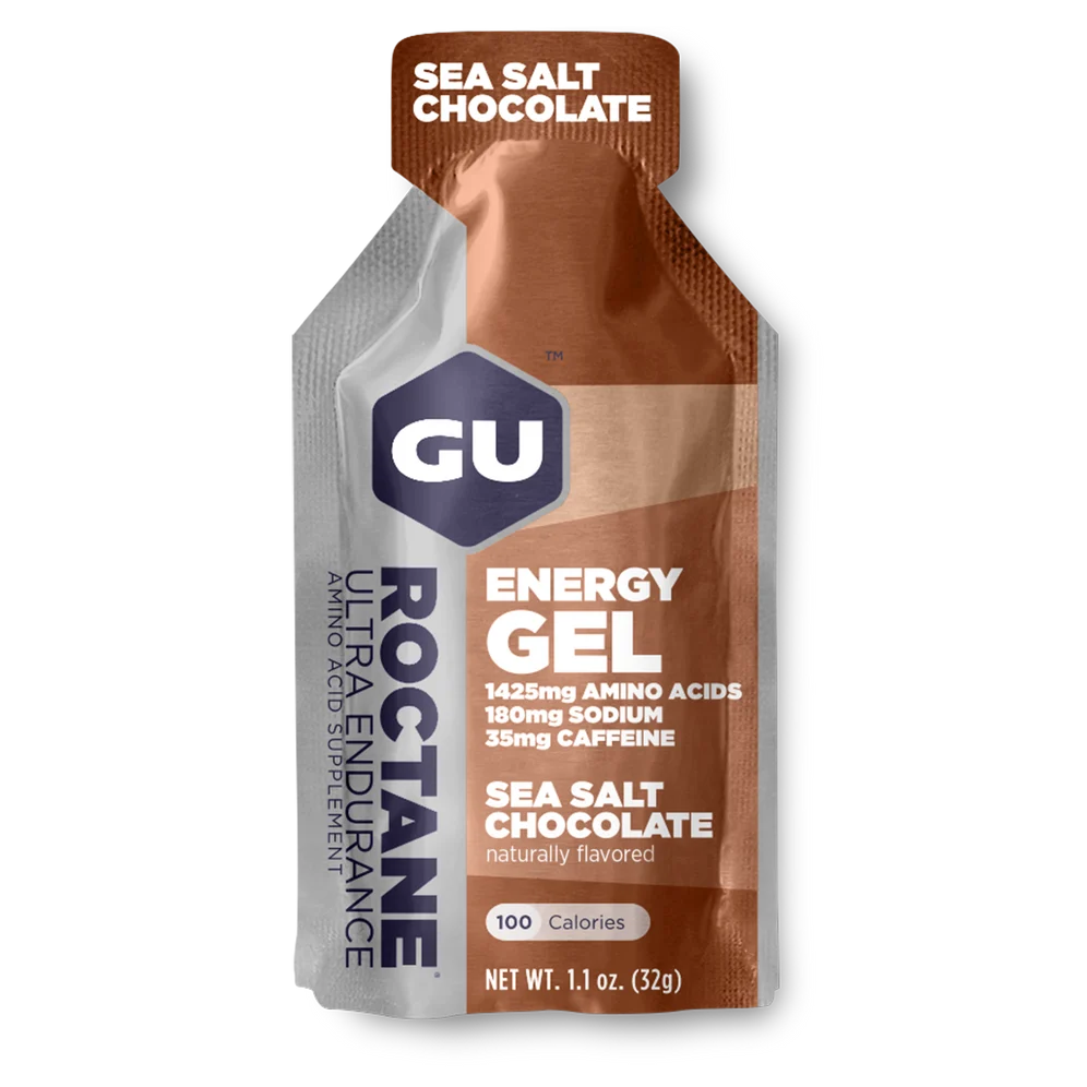 GU Roctane Energy Gel Sea Salt Chocolate single 32g packet