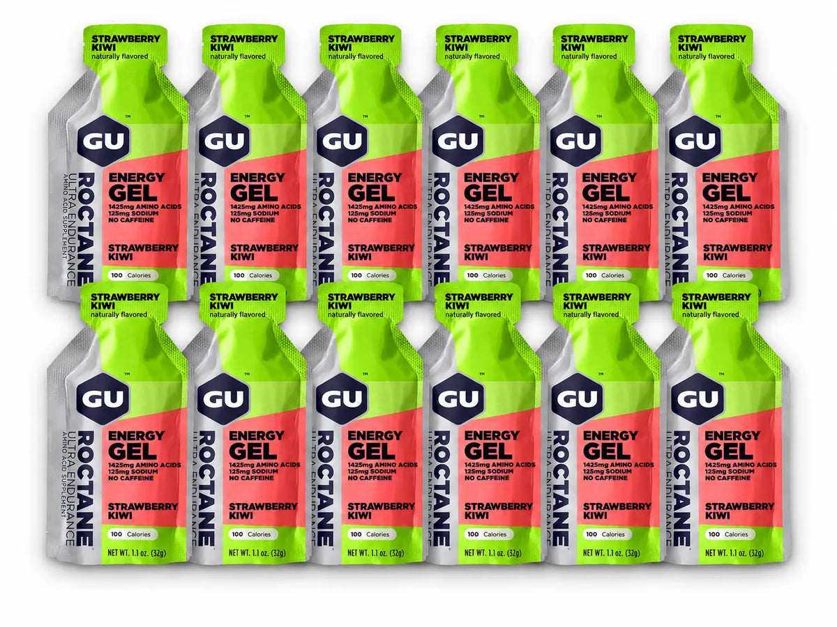 GU Roctane Energy Gel Strawberry Kiwi 12 pack