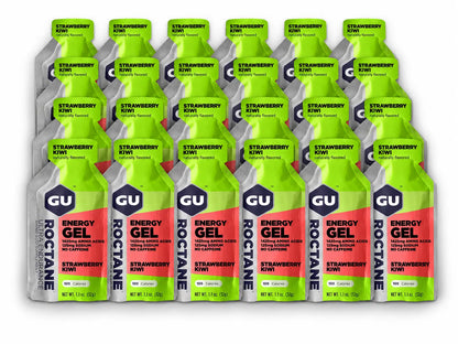 GU Roctane Energy Gel Strawberry Kiwi 24 pack