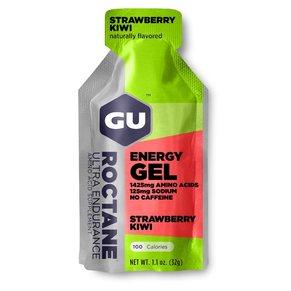 GU Roctane Energy Gel Strawberry Kiwi single 32g packet