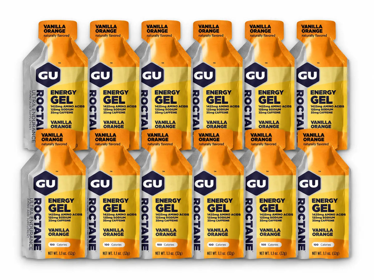 GU Roctane Energy Gel Vanilla Orange 12 pack