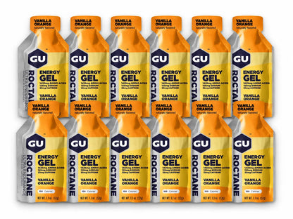 GU Roctane Energy Gel Vanilla Orange 12 pack