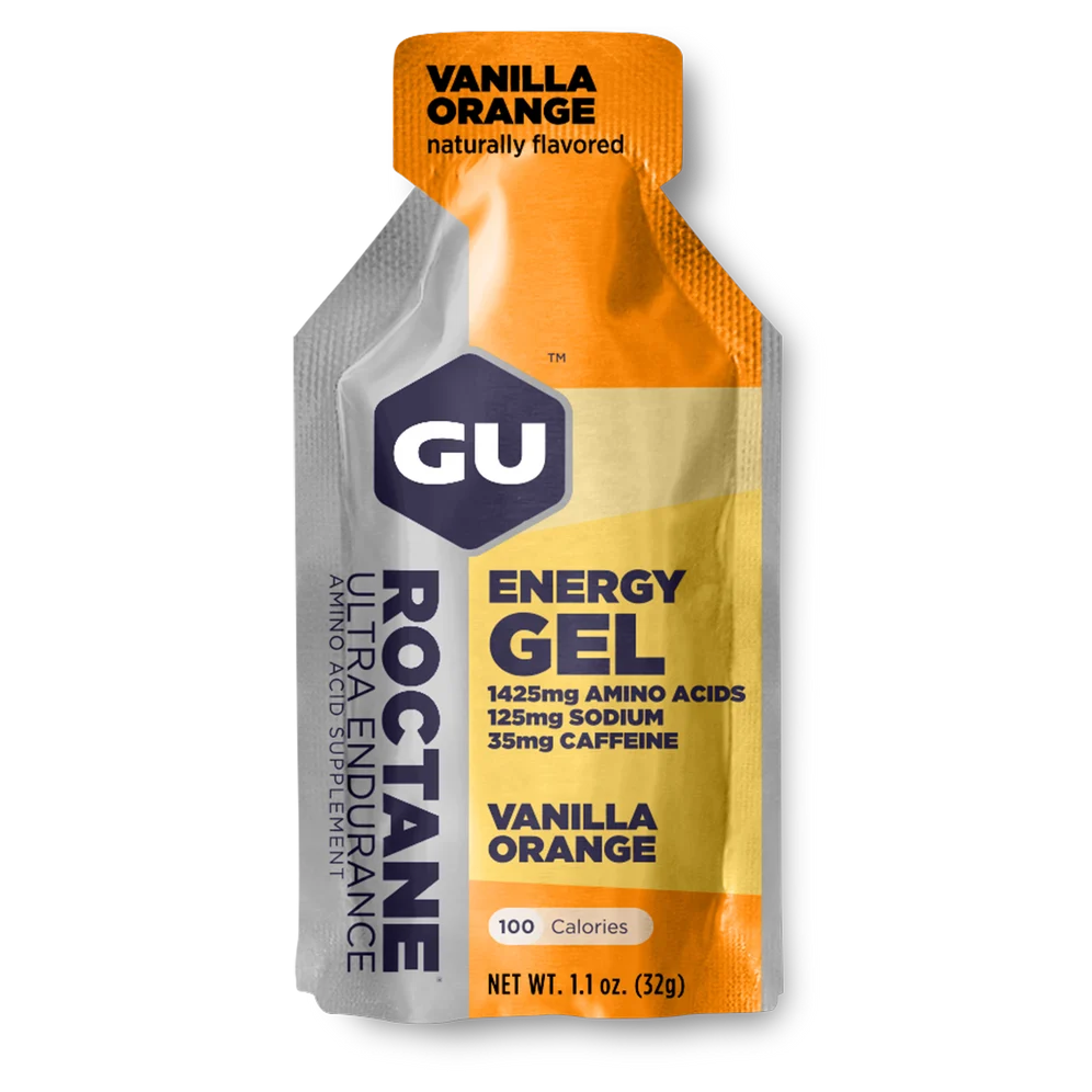 GU Roctane Energy Gel Vanilla Orange single 32g packet