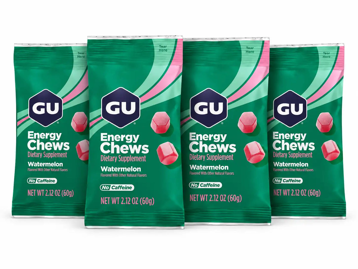 GU Energy Chews Watermelon 4 pack