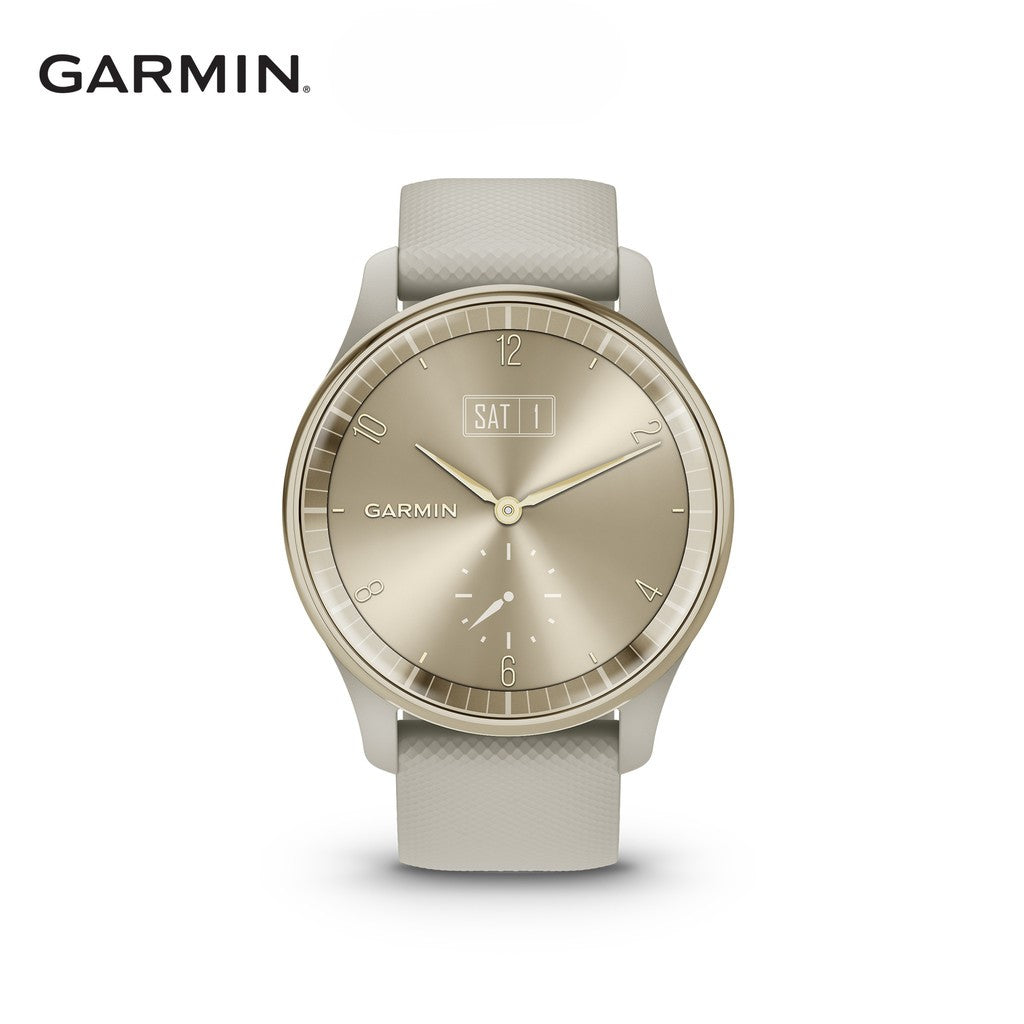 [2 Years Warranty] Garmin Vivomove Trend - Wireless Charging Hybrid Smartwatch - Classic Analog
