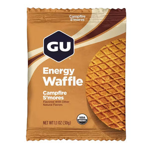 GU Energy Waffle Campfire S'mores 30g organic endurance waffle