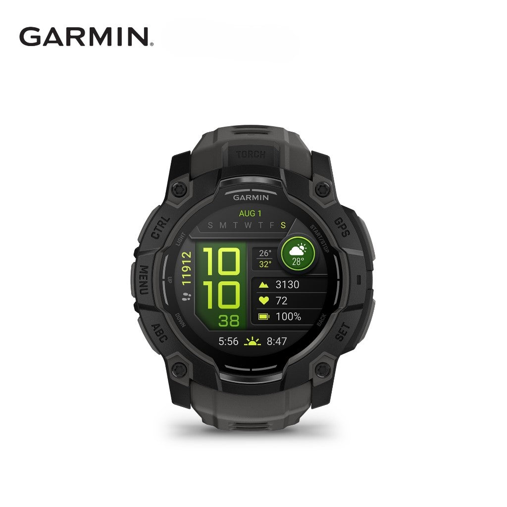 [2 Years Warranty] GARMIN Instinct 3 (Solar / Normal) - Rugged GPS Smartwatch