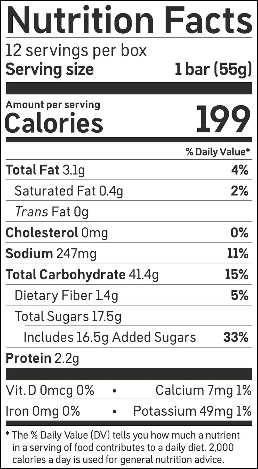 Maurten Solid 160 nutrition facts label 55g bar