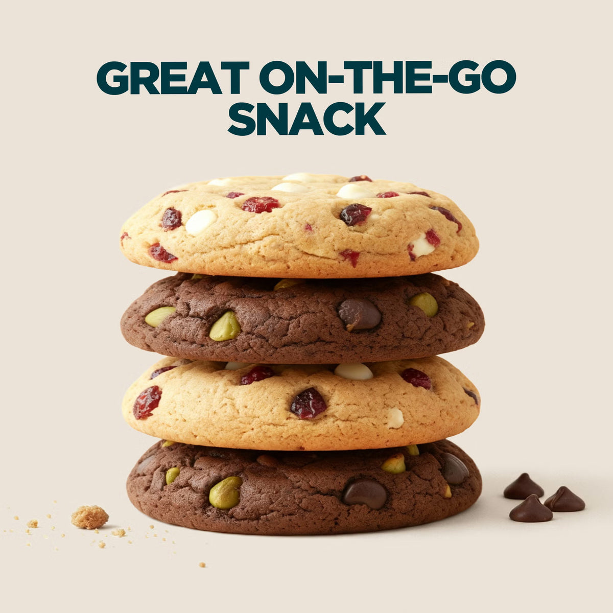Myprotein protein cookies as a convenient on-the-go snack