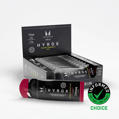Myprotein HYROX THE Pre-Workout Gel Sour Cherry 12 pack