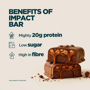 Myprotein Impact Protein Bar benefits – 20g protein, low sugar and high fibre