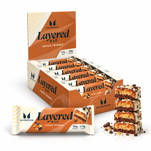 Myprotein Layered Protein Bar Cookie Crumble 12 Pack