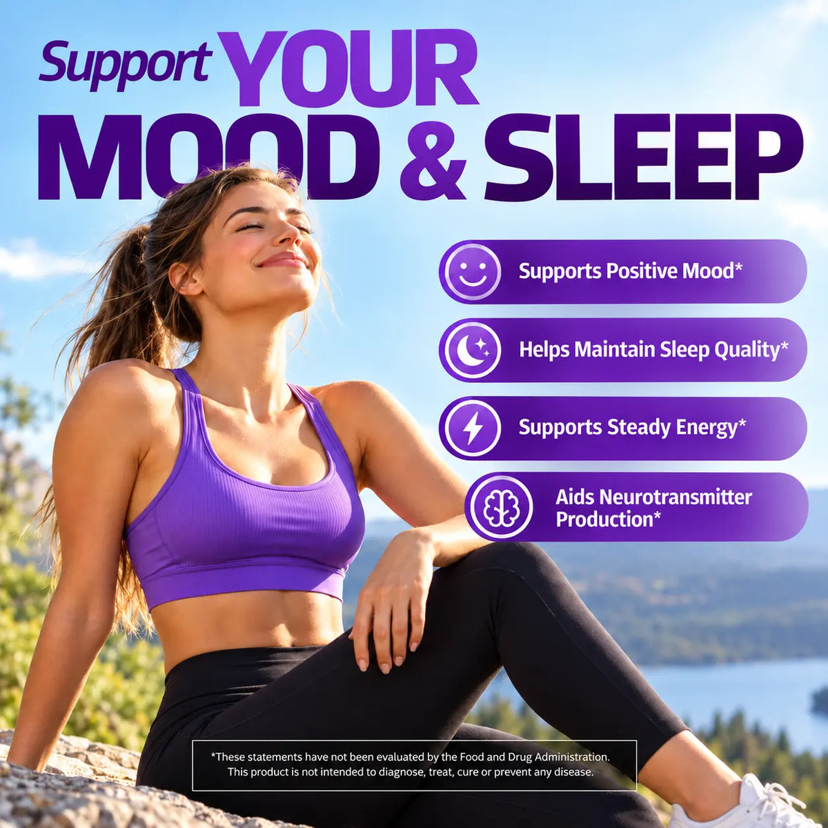 Orzax 5-HTP Complex benefits for positive mood sleep quality steady energy and neurotransmitter production