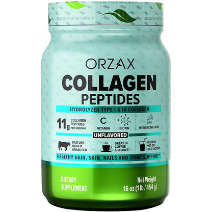 Collagen Peptides Unflavored 454g 38 Servings