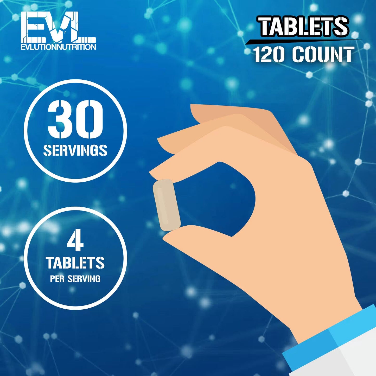 EVLution Nutrition EVLTest 120 Tabs