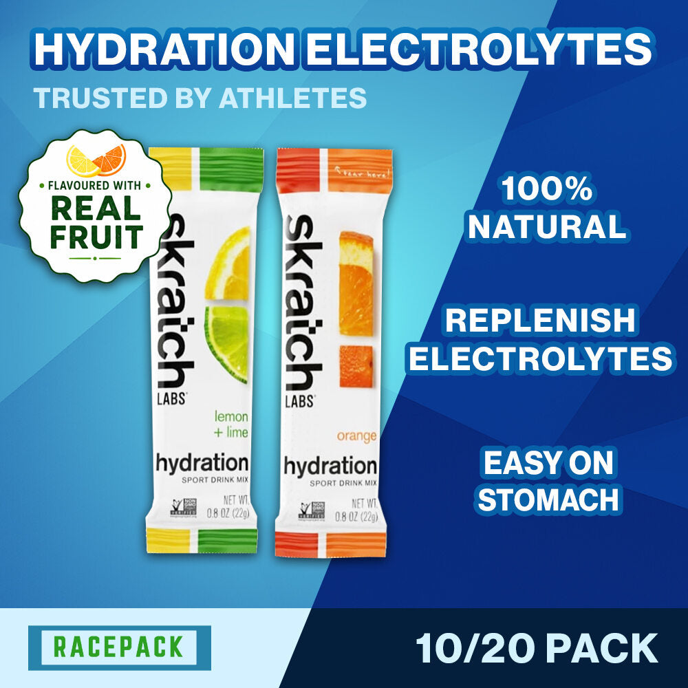 Skratch Labs Hydration Sport Drink Mix  Electrolyte Powder 10/20 Pack
