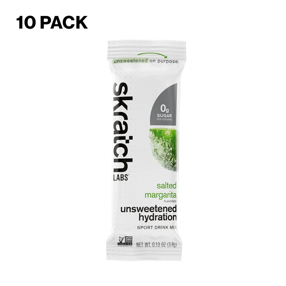 Skratch Labs Unsweetened Hydration Sport Drink Mix Sugar-Free 10/20 Pack