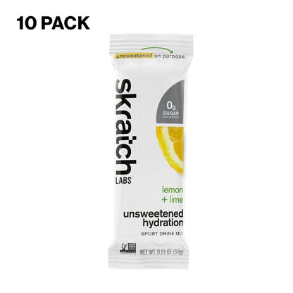 Skratch Labs Unsweetened Hydration Sport Drink Mix Sugar-Free 10/20 Pack