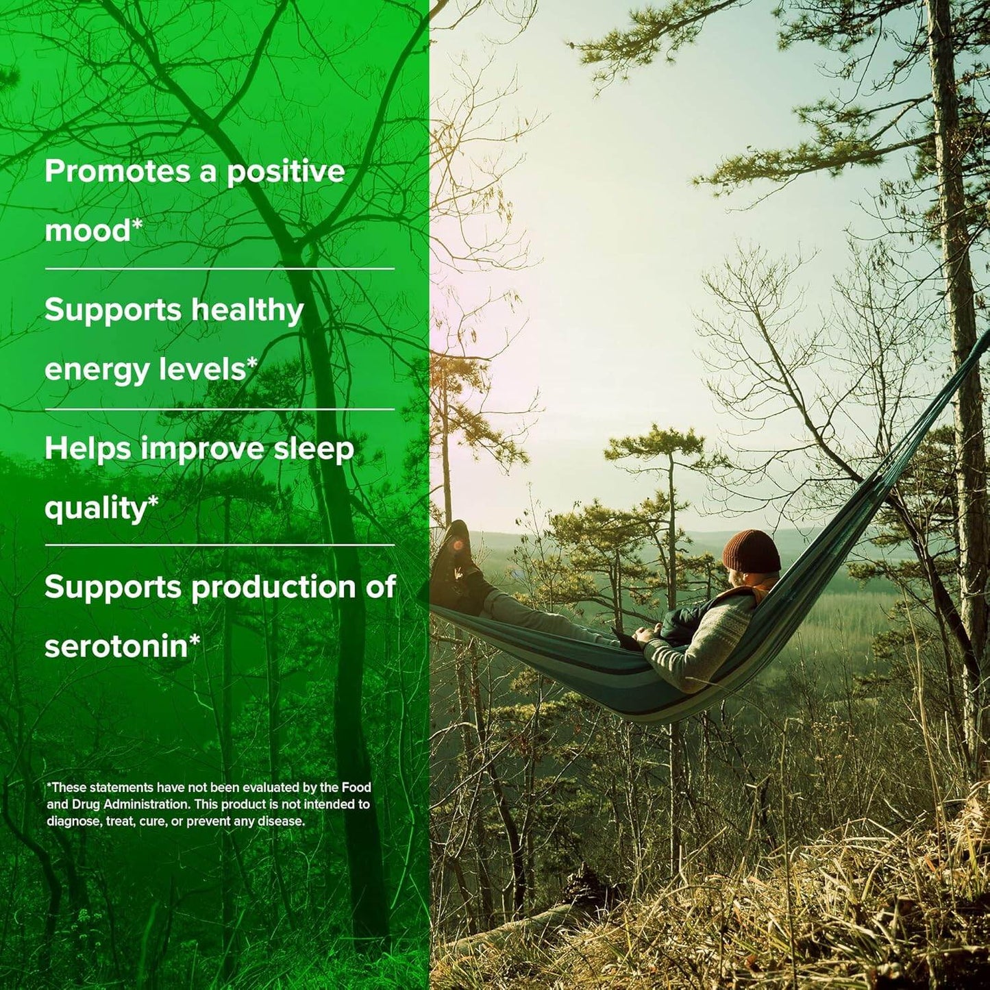 5-HTP Complex Positive Mood Sleep Supplement 200mg 120 Capsules