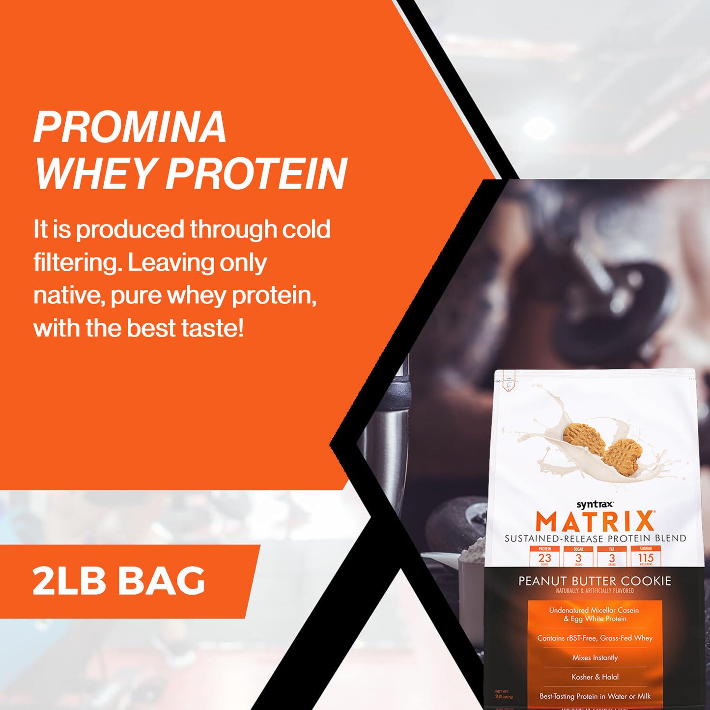 (Free Shaker & Creatine Sachets) HALAL SYNTRAX Matrix Protein Blend 2LB 5LB GOURMET Flavours Low Carb Low Sugar Made In USA