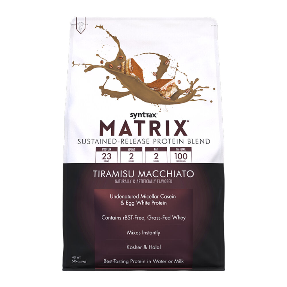 (Free Shaker & Creatine Sachets) HALAL SYNTRAX Matrix Protein Blend 2LB 5LB GOURMET Flavours Low Carb Low Sugar Made In USA