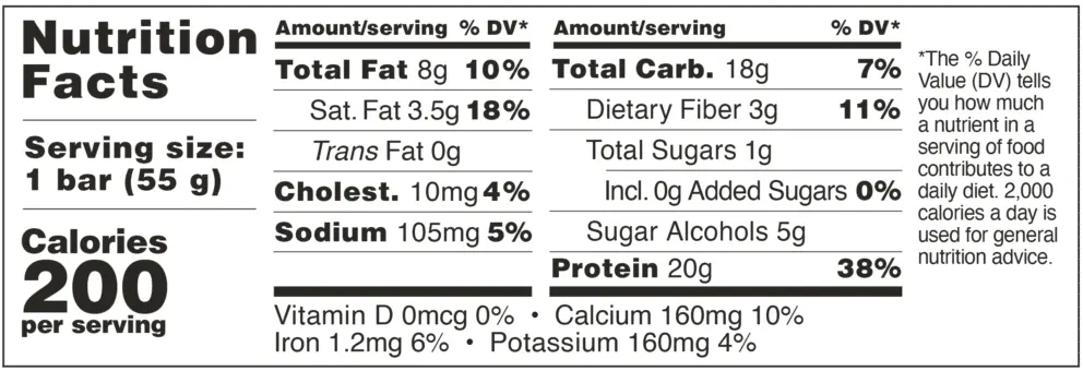 BAREBELLS Protein Bar