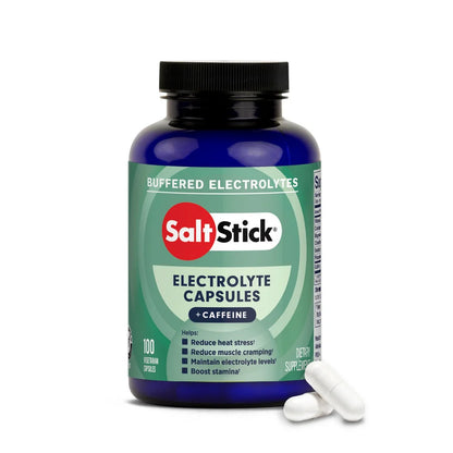 SaltStick Caps + Caffeine 100-capsule bottle